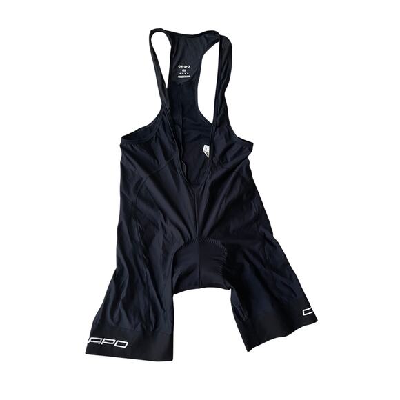 Women's Capo Cycling Race Bib Shorts Padded Comfort Black |  XXL - Picture 1 of 6